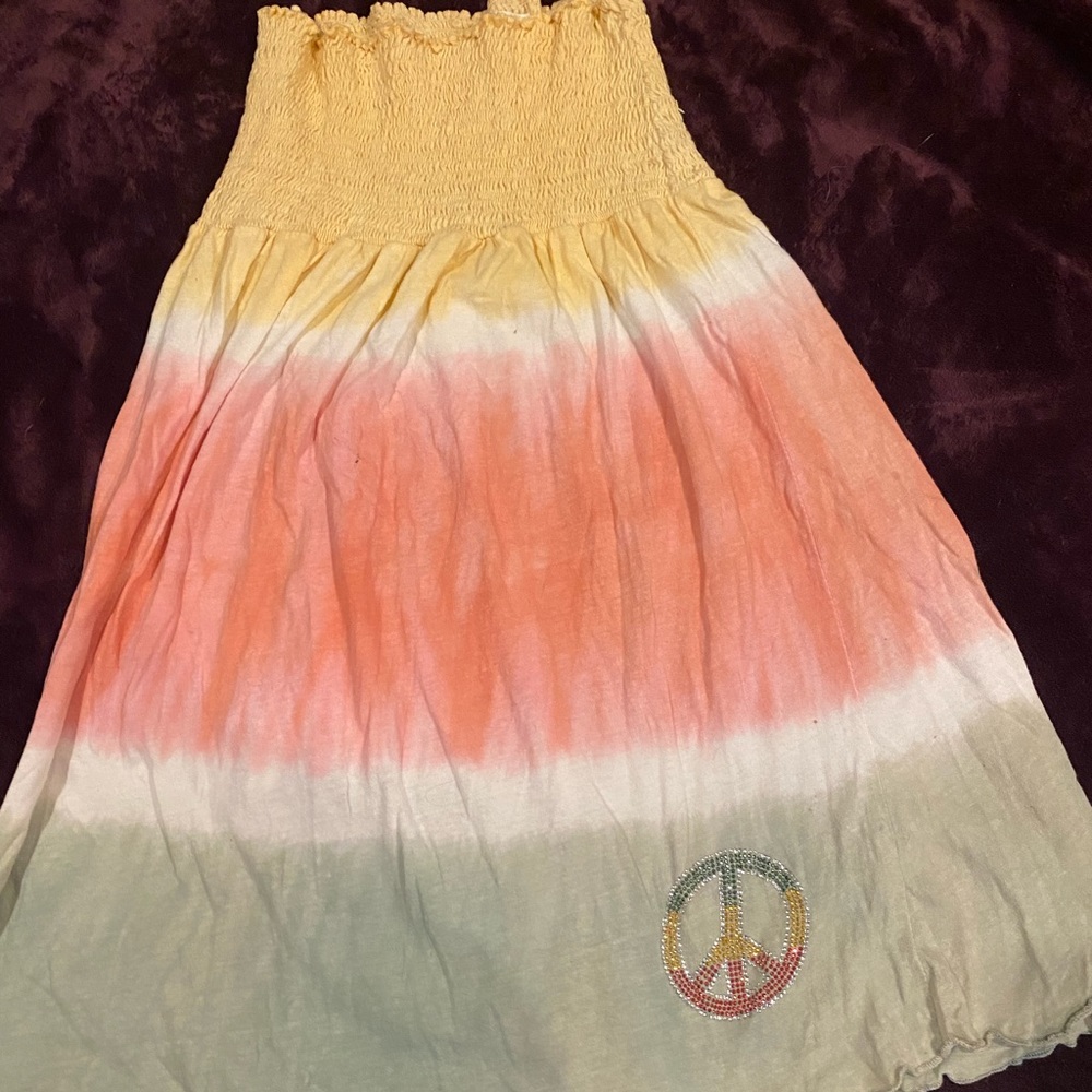 Ocean Drive Athletics sequin peace sign skirt